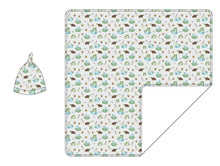 Load image into Gallery viewer, Pond Pals Swaddle with Hat