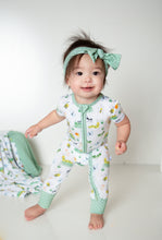 Load image into Gallery viewer, Busy Bugs Short Sleeve Rompers
