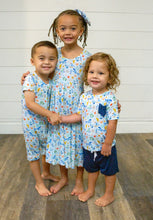 Load image into Gallery viewer, Sailing Seas Shorts Romper