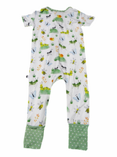 Load image into Gallery viewer, Busy Bugs Short Sleeve Rompers