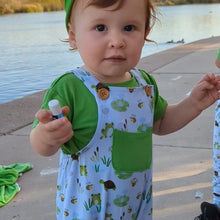 Load image into Gallery viewer, Pond Pals 2-Piece Overalls