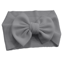 Load image into Gallery viewer, White Big Bow Headband