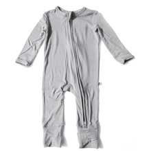 Load image into Gallery viewer, Goodnight Graphite Long Sleeve Romper