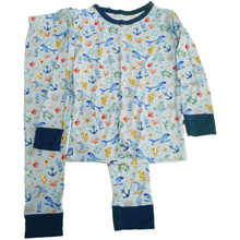 Load image into Gallery viewer, Sailing Seas 2-Piece Long Sleeve Pjs
