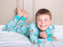 Load image into Gallery viewer, Ocean Oasis Long Sleeve 2 Piece Pjs
