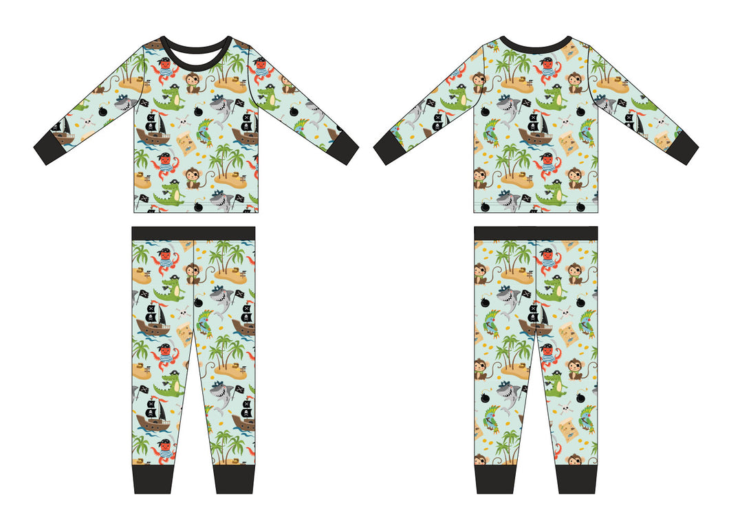 Scallywag Slumber 2-Piece Long Sleeve Pjs