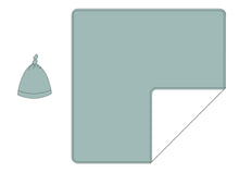 Load image into Gallery viewer, Minty Mint Swaddle with Hat
