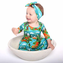 Load image into Gallery viewer, Camping Critters Girls Dress with bottoms
