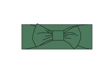 New style Green Bamboo Headband