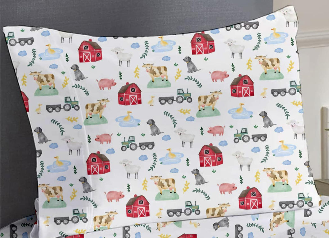 Friendly Farm Pillowcase