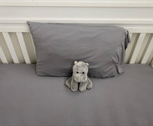 Load image into Gallery viewer, Groovy Grey Twin Fitted Sheet Plus Pillowcase
