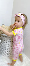 Load image into Gallery viewer, Blayklee Bear Shorts Romper
