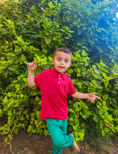 Load image into Gallery viewer, Kids Red Polo shirts
