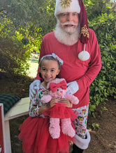 Load image into Gallery viewer, Santa&#39;s Village Tutu Dress for dolls
