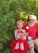 Load image into Gallery viewer, Santa&#39;s Village Tutu Dress for dolls
