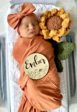 Load image into Gallery viewer, Pumpkin Pie Swaddle with Hat
