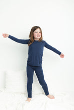 Load image into Gallery viewer, Brielle Blue 2-Piece Long Sleeve Pjs
