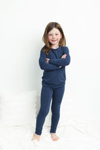 Load image into Gallery viewer, Brielle Blue 2-Piece Long Sleeve Pjs
