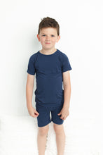 Load image into Gallery viewer, Brielle Blue  2-Piece Shorts Pj
