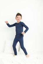 Load image into Gallery viewer, Brielle Blue 2-Piece Long Sleeve Pjs
