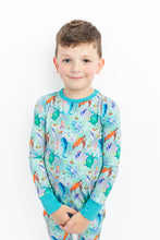 Load image into Gallery viewer, Ocean Oasis Long Sleeve 2 Piece Pjs
