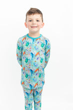 Load image into Gallery viewer, Ocean Oasis Long Sleeve 2 Piece Pjs
