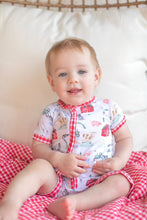 Load image into Gallery viewer, Friendly Farm Shorts Romper
