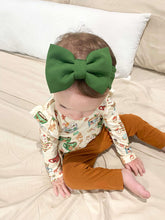 Load image into Gallery viewer, Green Grey Cocoa Cups Bamboo Headband
