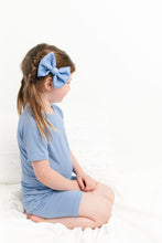 Load image into Gallery viewer, Steel Blue Big Bow
