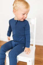 Load image into Gallery viewer, Brielle Blue Long Sleeve Romper
