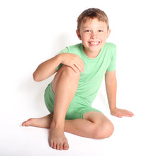 Load image into Gallery viewer, Grassy Green 2-Piece Shorts Pjs
