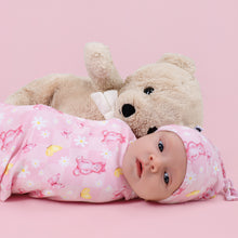Load image into Gallery viewer, Blayklee Bear Swaddle with Hat

