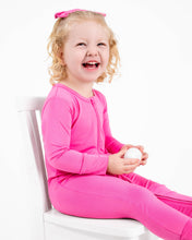 Load image into Gallery viewer, Pretty Pink Long Sleeve Romper
