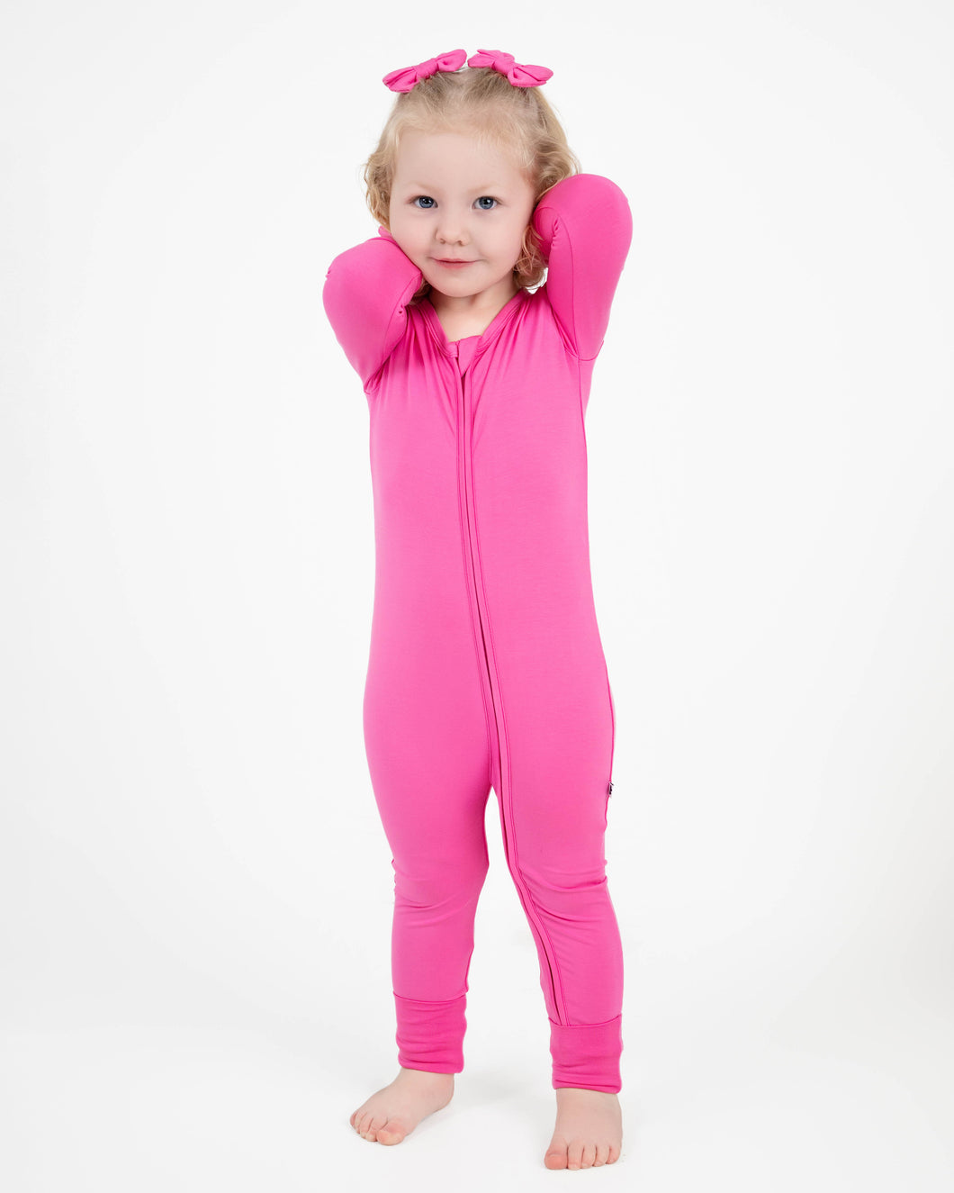 Pretty Pink Long Sleeve Romper