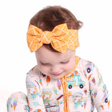 Load image into Gallery viewer, Ice Cream Waffle Cone Bamboo Headband
