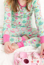Load image into Gallery viewer, Tea Three 2-Piece Long Sleeve Pjs
