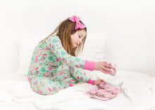 Load image into Gallery viewer, Tea Three 2-Piece Long Sleeve Pjs
