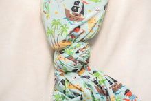 Load image into Gallery viewer, Scallywag Slumber Swaddle with Hat
