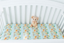 Load image into Gallery viewer, Sunny Safari Crib Sheet
