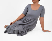 Load image into Gallery viewer, Groovy Grey Women&#39;s Maxi Dress
