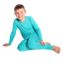 Load image into Gallery viewer, Tidal Teal Long Sleeve 2 Piece Pjs
