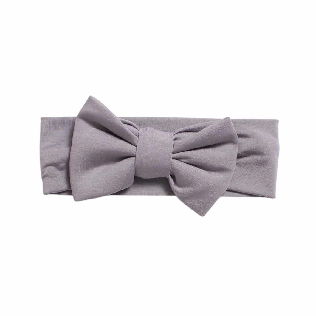 Groovy Grey Bamboo Headband