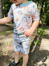 Load image into Gallery viewer, Rainbow Road 2-Piece Shorts Pjs
