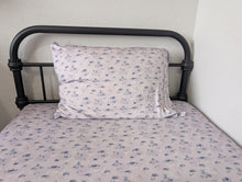 Load image into Gallery viewer, Mission Moon Twin Fitted Sheet Plus Pillowcase
