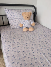 Load image into Gallery viewer, Mission Moon Twin Fitted Sheet Plus Pillowcase
