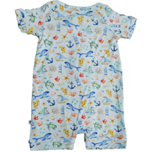 Load image into Gallery viewer, Sailing Seas Shorts Romper
